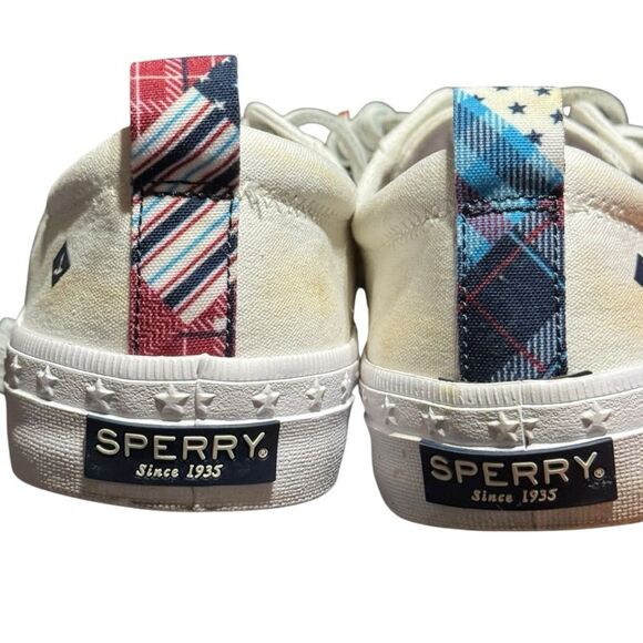 Sperry Top Sider Patriotic Canvas Sneakers - Picture 6 of 7